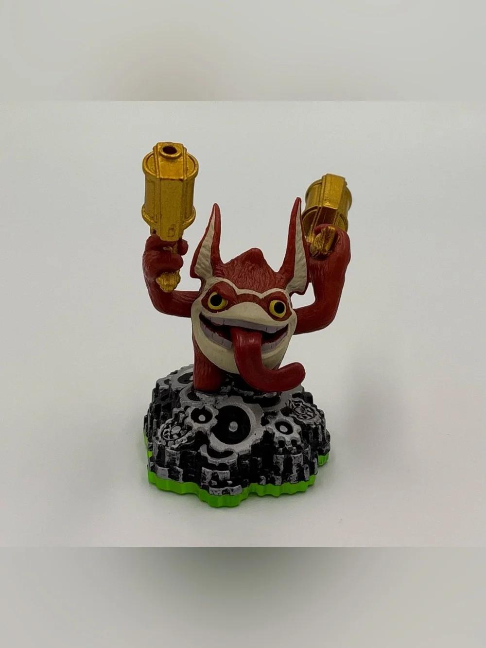 RARE Vintage Skylanders Trigger Happy Dino-Rang Eruptor Figure Toy Set Lot